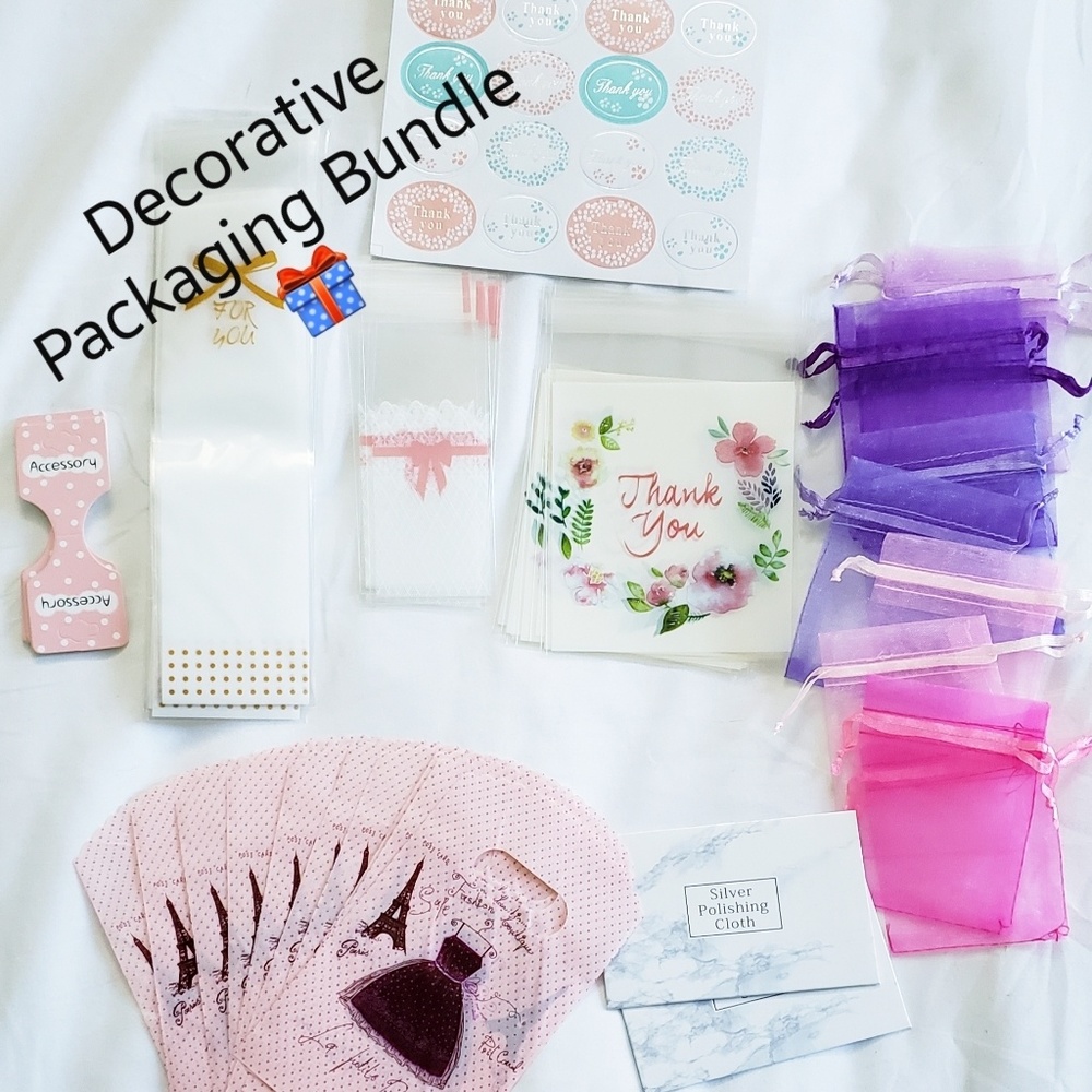 Decorative Retail Packaging 86 Pieces & Custom Packaging NEW!!!!!
